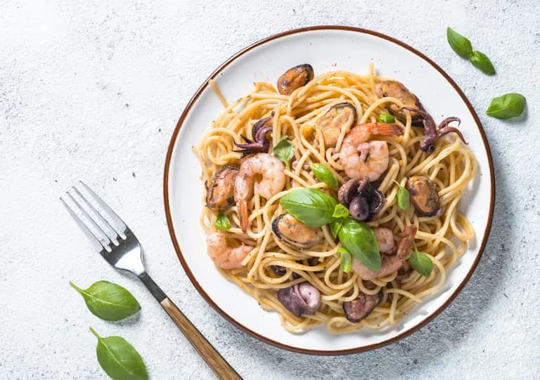 La meilleure recette de pâtes aux fruits de mer qui va épater vos invités La meilleure recette de pâtes aux fruits de mer qui va épater vos invités